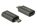 Delock USB 2.0 Adapter USB-C Buchse – MicroB-USB-Stecker