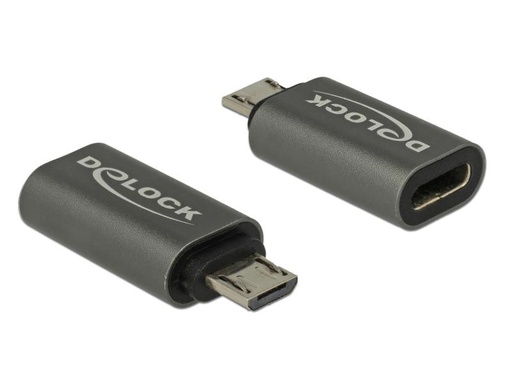 [90059201 819951] Delock USB 2.0 Adapter USB-C Buchse – MicroB-USB-Stecker
