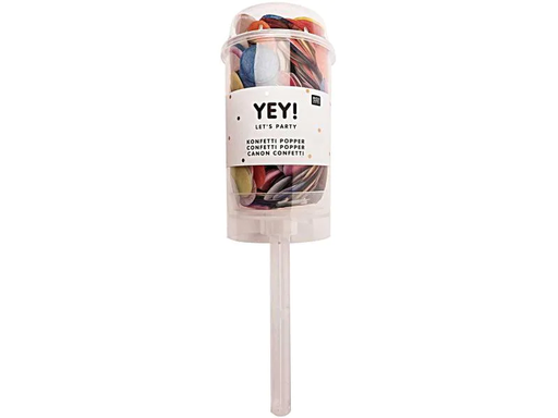 [90005903 988072] Rico Design Konfettikanone Popper Party Mix 8 g 1 Stück, Mehrfarbig
