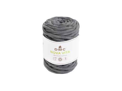 [90059352 1109442] DMC Wolle Nova Vita Makramee Cord 250 g Grau
