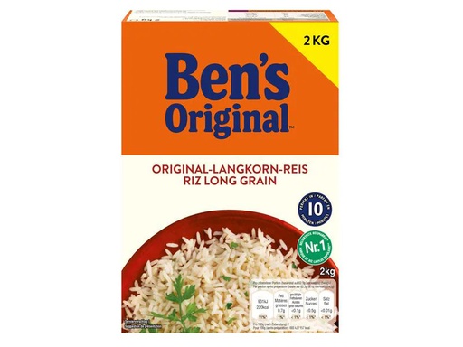 [90059384 724526] Ben's Original Reis Langkorn 2 kg