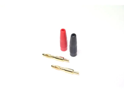 [90059570 243029] EP Stecker 4 mm Bananen, Gold 2 Stück