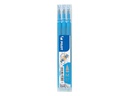Pilot Patrone Frixion Refill 3 Stück, Hellblau, 0.7 mm