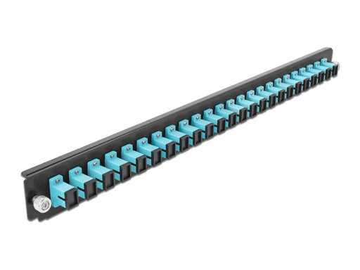 [90059724 1142973] Delock Verteilerplatte Frontblende 24 Port SC Simplex aqua
