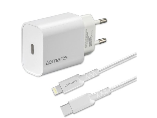 [90059762 1128669] 4smarts USB-Wandladegerät VoltPlug PD 20W + Lightning