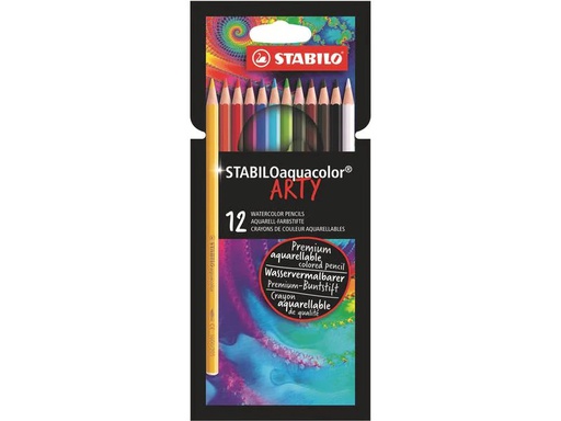 [90059806 1103435] STABILO Farbstifte Aquacolor Arty, 12 Stück