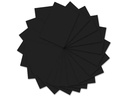 URSUS Tonzeichenpapier 50 x 70 cm, 130 g/m², 10 Blatt, Schwarz