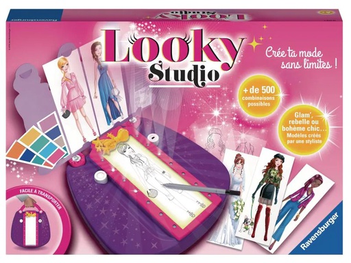 [90059962 817338] Ravensburger Malset Looky Studio Fashion Designer