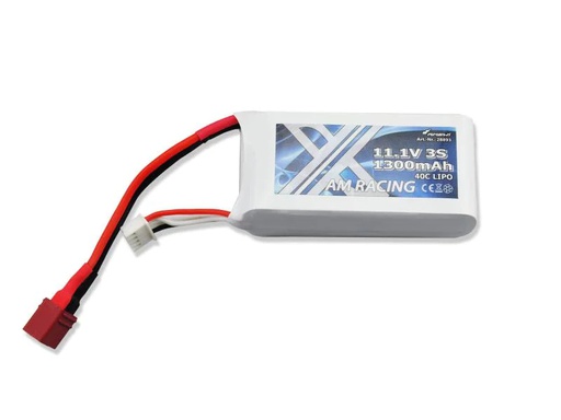 [90060078 741750] Amewi RC-Akku LiPo 1300 mAh 11.1 V 40C Deans