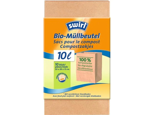 [90060080 471742] Swirl Grüngut-Müllbeutel 10 l, 10 Stück