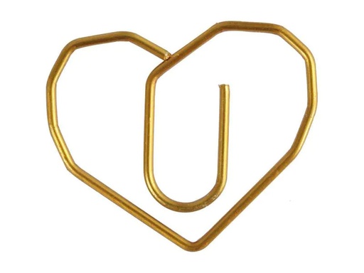 [90060170 929171] Creativ Company Büroklammer Gold, 30 x 20 mm, 6 Stk.