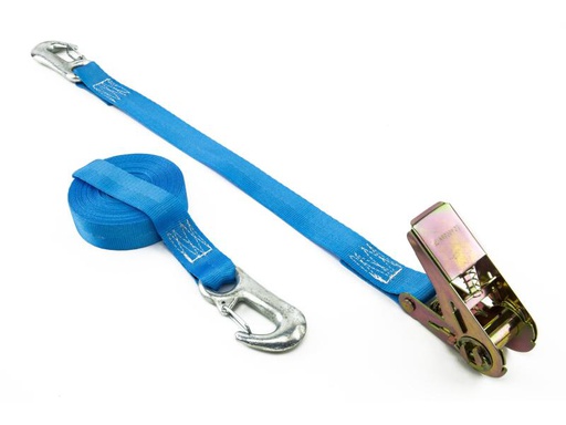 [90060174 896649] Zurrfix Zurrgurt 0.50 + 4.50 m mit Karabiner, 800 daN