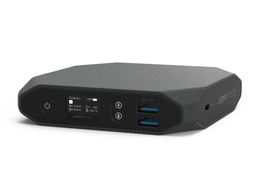 [90060253 950039] omnicharge Power Station 20C+ 20000 mAh, 1 USB-C, 2 USB-A