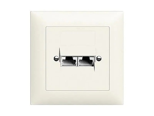 [90060286 110653] Feller EDIZIOdue Telefondose UP 2x RJ45
