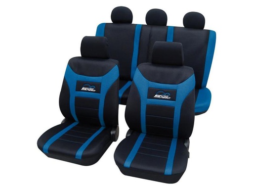 [90060288 429060] HP Autozubehör Sitzbezug Super Speed 11-teilig, Blau