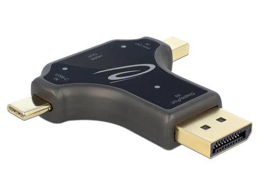 [90060312 946589] Delock Adapter USB-C, DisplayPort, miniDisplayPort auf HDMI