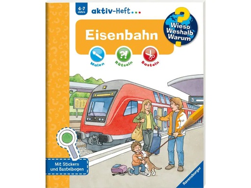 [90060358 1069544] Ravensburger Kinder-Sachbuch WWW Aktiv-Heft Eisenbahn