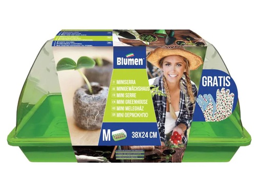 [90060361 1036086] Blumen Gewächshaus Uni Grow, 38x24x18 cm