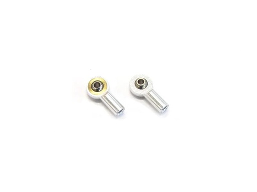 [90060502 1164813] OEM Kugelgelenk Aluminium M2.5 x 15 mm, 2 Stück