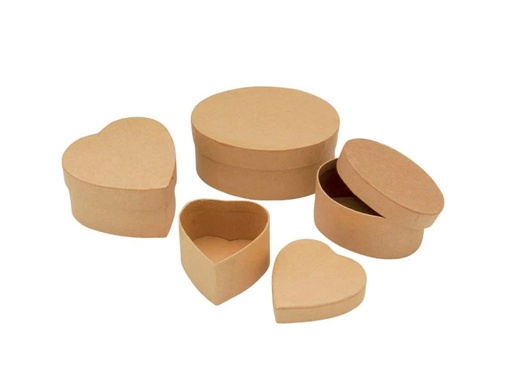 [90006030 643888] Glorex Papp-Schachtel Mini-Boxen-Set