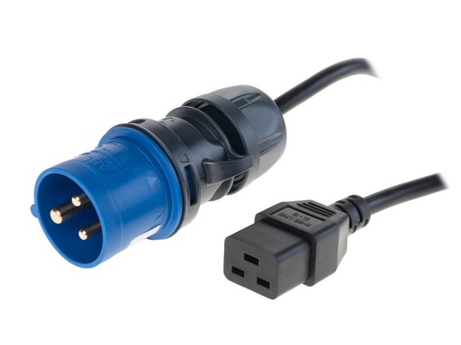 [90060525 797519] Diggelmann Gerätekabel 5 m C19-CEE 16-3