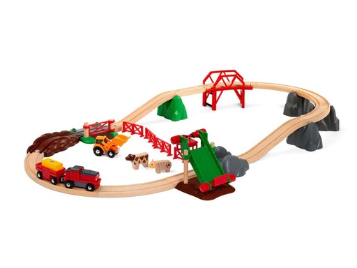 [90060584 1017779] BRIO Eisenbahn Grosses Bauernhof-Set