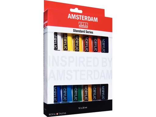 [90060649 995829] Amsterdam Acrylfarbe Standard Serie Introset 2, 12 x 20 ml