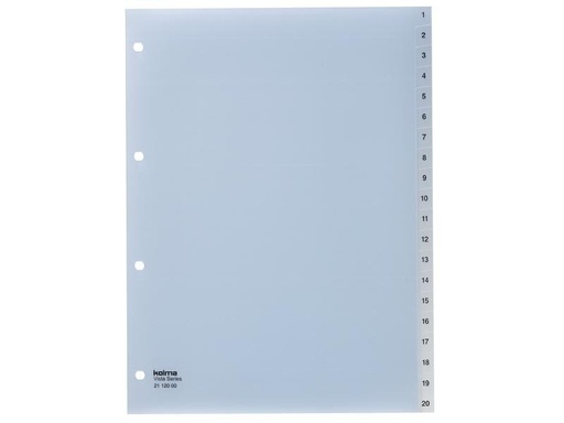 [90060809 1103004] Kolma Register A4 Vista 1-20