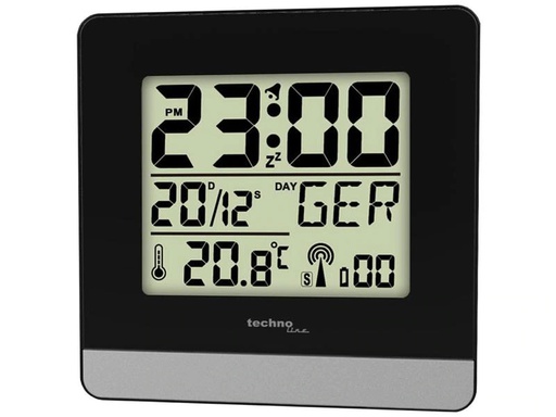 [90060830 1097233] Technoline Funkwecker WT260 Schwarz