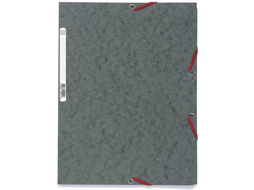 [90060901 1131527] Exacompta Gummibandmappe A4 Grau, 250 Blatt