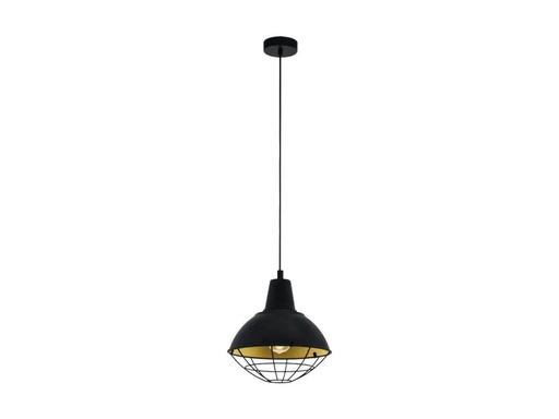 [90061021 905289] EGLO Leuchten Pendelleuchte CANNINGTON 1x E27 Schwarz