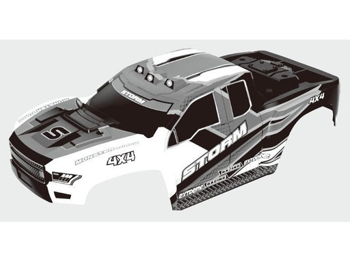 [90061246 1188687] Absima Karosserie Pickup Rot, 1:18