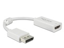 Delock Adapter DisplayPort - HDMI passiv, 4K, 60 Hz, HDR, weiss
