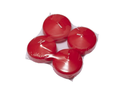 Herzog Kerzen AG Schwimmkerze Linsen Ø 5 cm, Rot