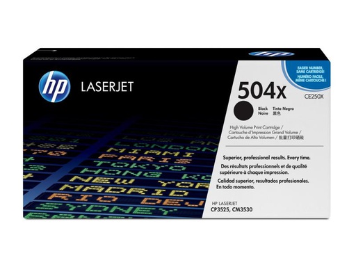 [90061489 93076] HP Toner Nr. 504X (CE250X) Black