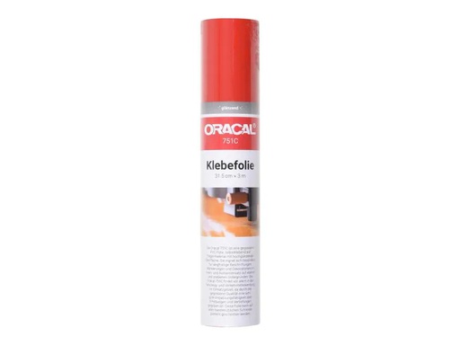 [90061628 915403] ORAFOL Vinylfolie Oracal 751C / 31.5 x 300 cm Rot
