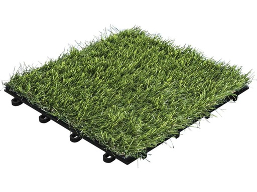 [90061691 1189838] Florco Balkon-&amp; Terrassenplatten Rasen 30 x 30, 11 Stk.