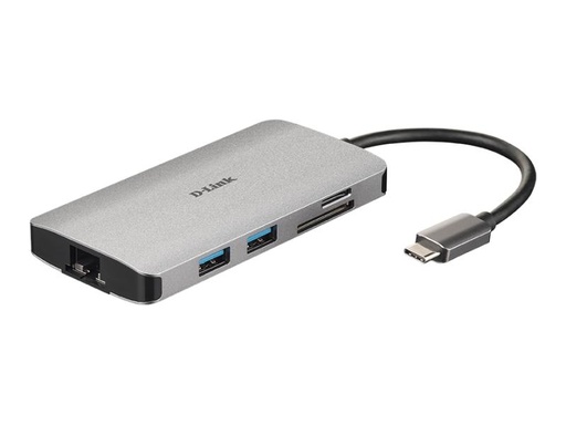 [90061741 1053834] D-Link Dockingstation DUB-M810 USB/HDMI/RJ45/Kartenleser/USB‑C Lade
