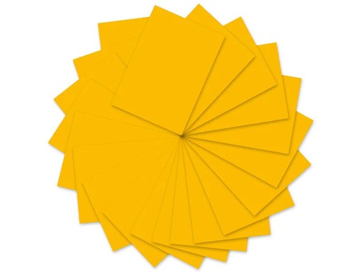 [90061891 1107484] URSUS Tonzeichenpapier A4, 130 g/m², 100 Blatt, Maisgelb