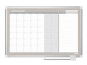 Bi-Office Magnethaftendes Whiteboard 60 cm x 90 cm, Weiss