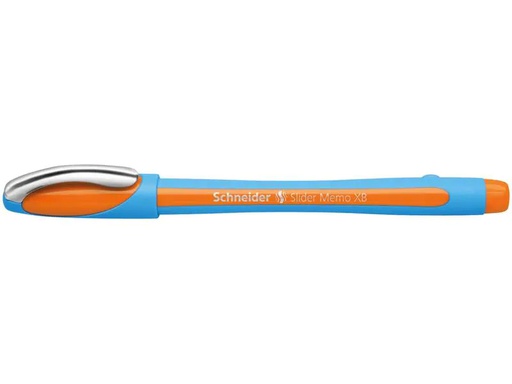 [90062038 1103707] Schneider Kugelschreiber Slider Memo Blau/Orange, 1 Stück
