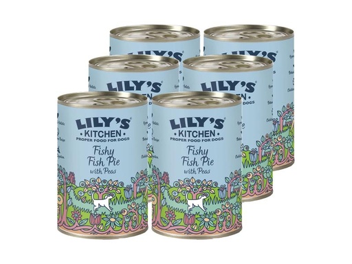 [90062087 1013645] Lily's Kitchen Nassfutter Fischpastete, 6 x 400 g