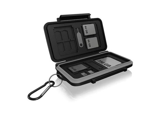 [90062124 1127354] ICY BOX Memory Card Behälter IB-AC620-CR