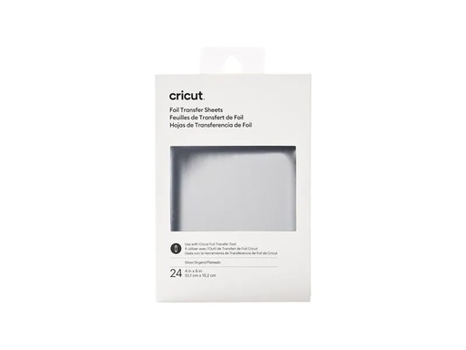 [90062139 1114262] Cricut Transferfolie 10.1 x 15.2 cm Silber , 24 Blatt