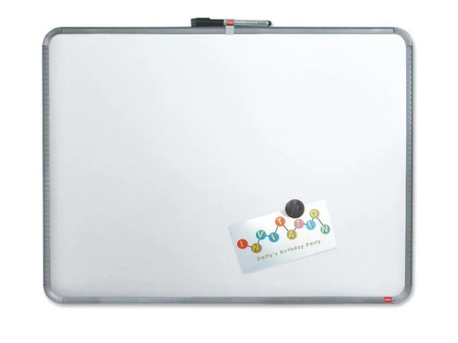 [90062170 267457] Nobo Magnethaftendes Whiteboard Slimline 58 cm x 43 cm, Silber