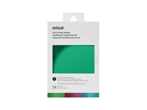 [90062308 1114256] Cricut Transferfolie 10.1 x 15.2 cm, 24 Blatt
