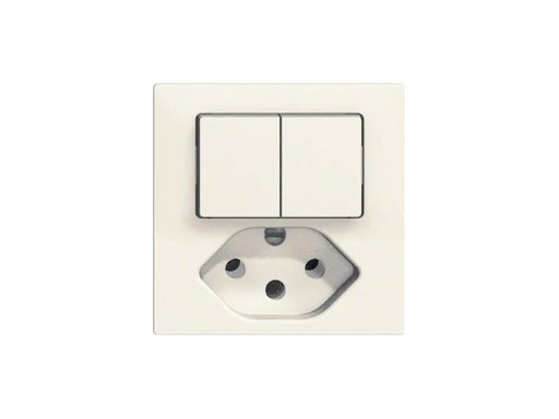 [90062441 854666] Feller EDIZIOdue Kleinkombi UP Schalter Schema 1/3+3/1 L T13