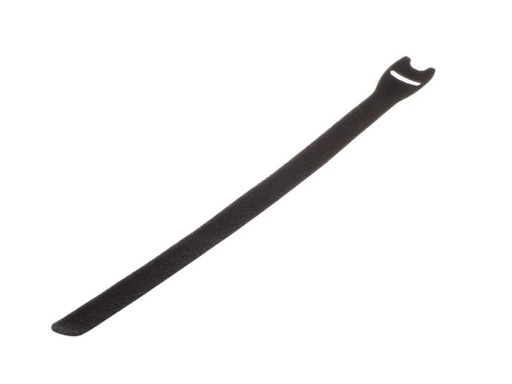 [90000601 355625] FASTECH Klettkabelbinder ETK-1-4 16 x 304 mm Schwarz, 10 Stück
