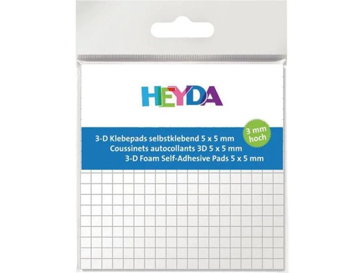 [90062489 665441] Heyda Klebepad 361 Stück, Weiss