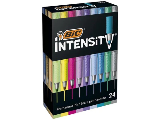 [90062623 1028575] BIC Permanent-Marker Intensity Box 24 Stück
